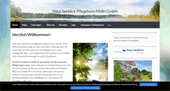 Desktop Screenshot of haus-seeblick-moelln.de