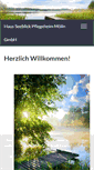 Mobile Screenshot of haus-seeblick-moelln.de